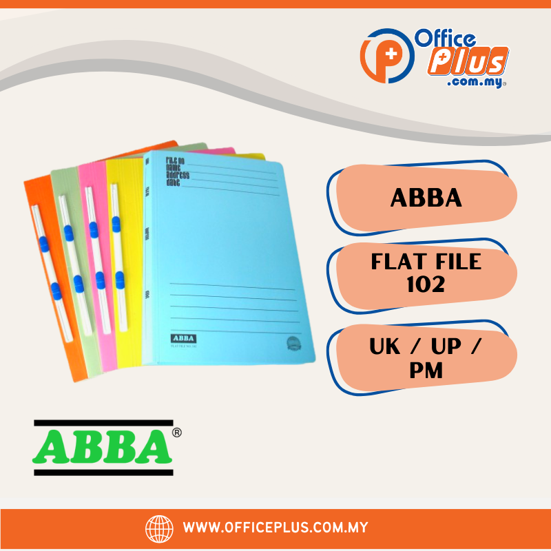 ABBA Flat File 102 Series (420gsm) - OfficePlus