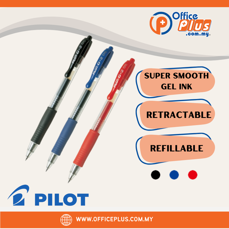Pilot G2 Gel Ink Pen 0.5 / 0.7 / 1.0mm