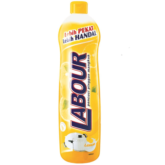 Labour Liquid Dishwashing Lemon 900ML - OfficePlus