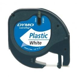 Dymo LetraTag Labelling Tape (12mm x 4m) - OfficePlus