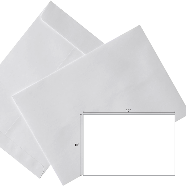 Butterfly White Envelope -10″ x 15″-20’s/Pack - OfficePlus