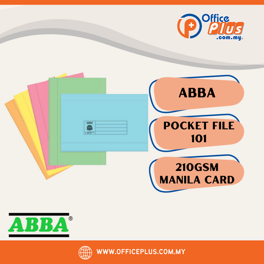 ABBA Pocket File 101 - OfficePlus