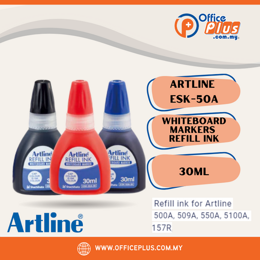Artline ESK50A Whiteboard Marker Refill 30ml - OfficePlus