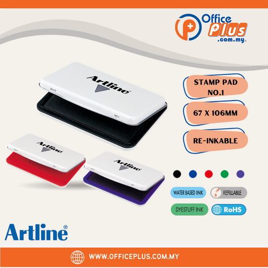 Artline Stamp Pad EHJ-3 - No.1 - OfficePlus