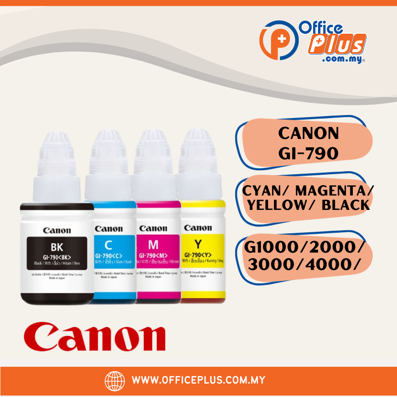 Canon Bottle Ink Cartridge GI-790 - OfficePlus