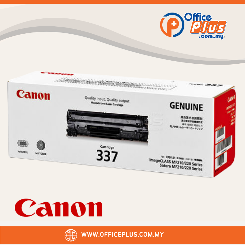 Canon Cartridge 337 Genuine Black Toner Cartridge - OfficePlus