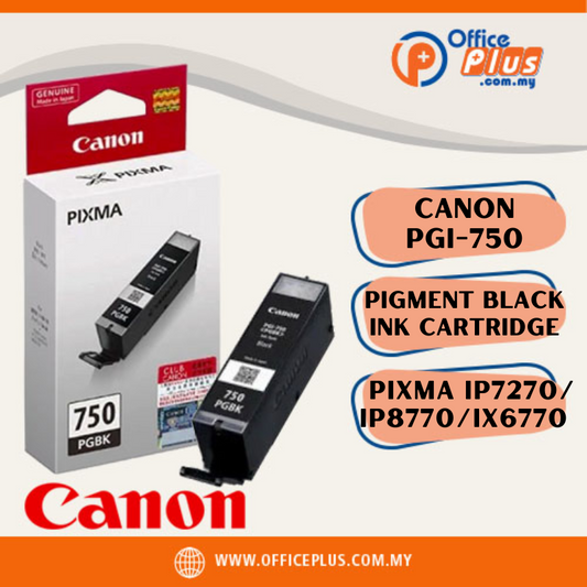 Canon Genuine Black Ink Tank PGI-750 15ml / 22ml - OfficePlus