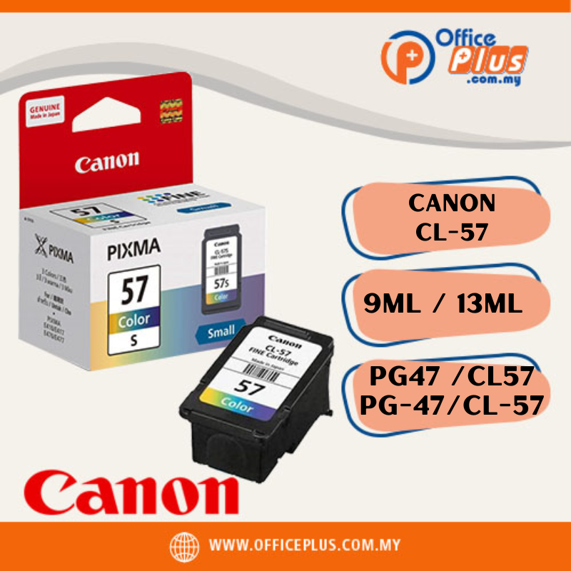 Canon Genuine Color Ink Cartridge CL-57 (2 Capacity) - OfficePlus