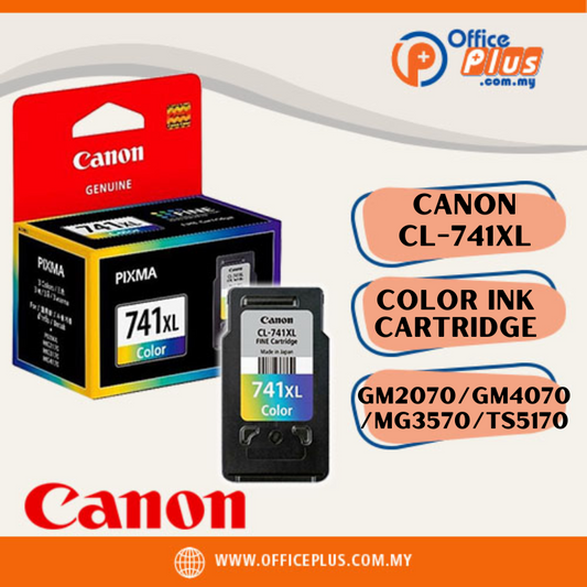 Canon Genuine Color Ink Cartridge CL-741XL (15ml) - OfficePlus