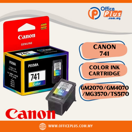 Canon Genuine Color Ink Cartridge CL-741 (8ml) - OfficePlus