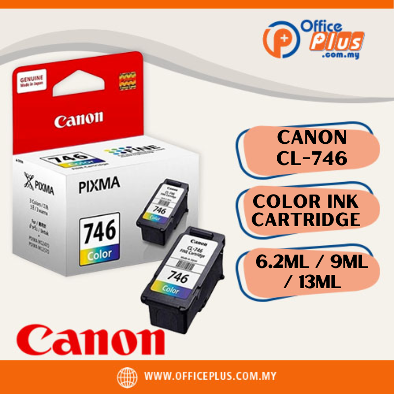 Canon Genuine Color Ink Cartridge CL-746 (6.2ml / 9ml  / 13ml) - OfficePlus