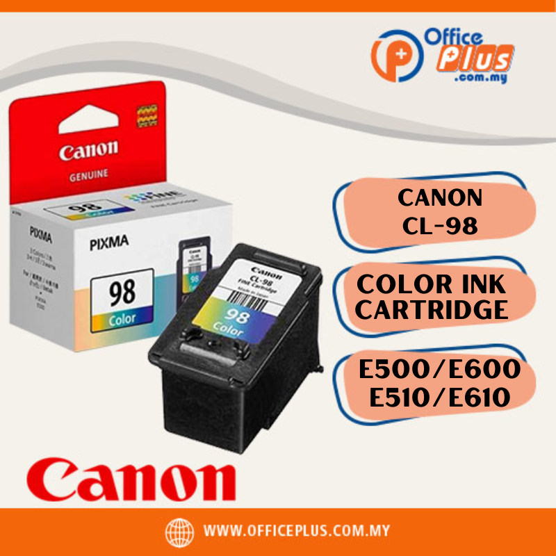 Canon Genuine Color Ink Cartridge CL-98 (15ml) - OfficePlus