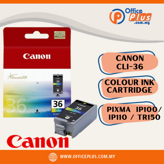 Canon Genuine Color Ink Cartridge CLI-36 (12ml) - OfficePlus