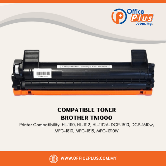 Compatible Toner Brother TN1000 - OfficePlus