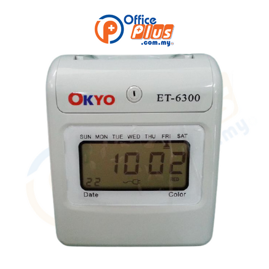 Digital Display Time Recorder OKYO ET-6300 - OfficePlus