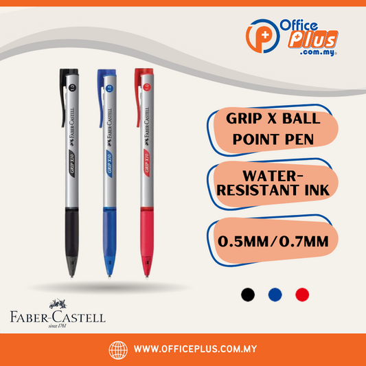 Faber Castell Grip X5 X7 Ballpoint Pen - OfficePlus