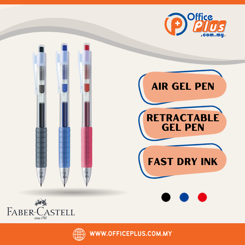 Faber Castell Air Gel Pen 0.5mm/0.7mm - OfficePlus