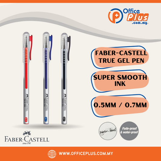 Faber Castell True Gel Pen 0.5mm/0.7mm - OfficePlus
