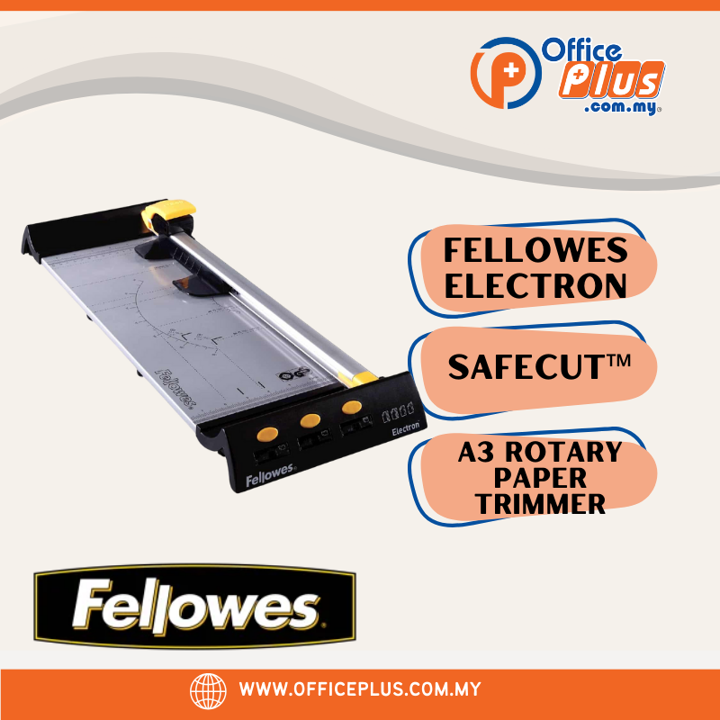 Fellowes Electron A3 Paper Cutter Rotary Trimmer - OfficePlus