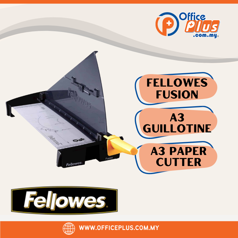 Fellowes Fusion A3 Guillotine Paper Cutter - OfficePlus