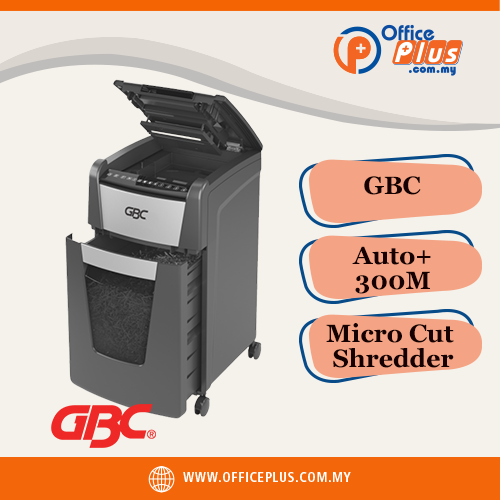 GBC Auto+300M Micro Cut Shredder - OfficePlus