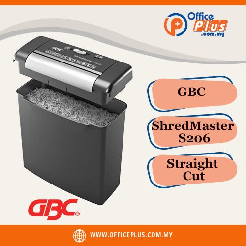 GBC ShredMaster S206 Paper Shredder Straight Cut - OfficePlus