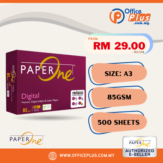 PaperOne A3 Digital Paper 85gsm 500 Sheets - OfficePlus