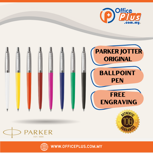Parker Jotter Original Ballpoint Pen Free Engraving | Pen Mata Bulat - OfficePlus