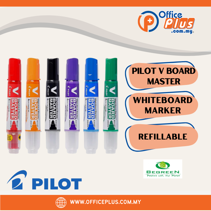 Pilot V Board Master Whiteboard Marker (Medium Bullet) - OfficePlus