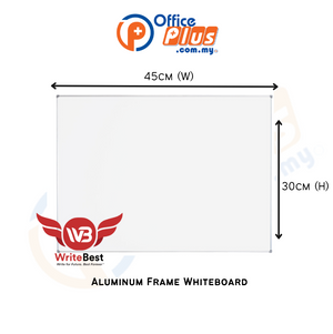 Magnetic Whiteboard Single Side Aluminum Frame 1' x 1.5' (SM115) - OfficePlus