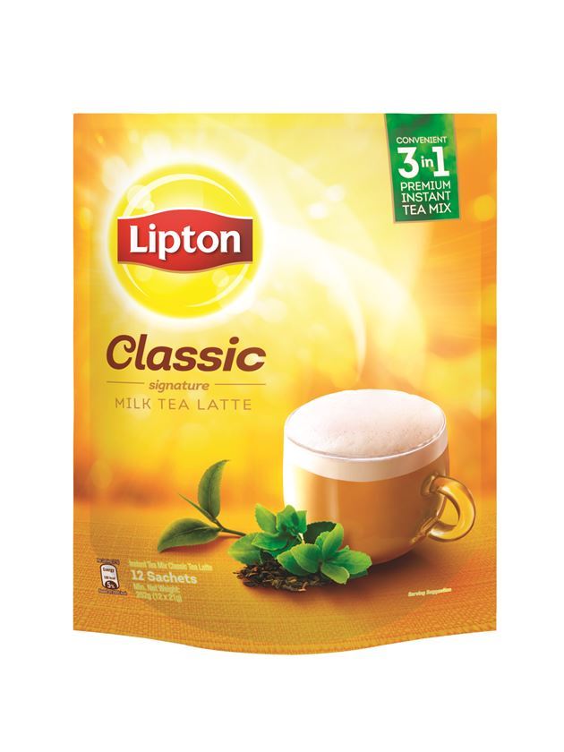 Lipton 3 In 1 Classic Milk Tea Latte 12s x 21g - OfficePlus
