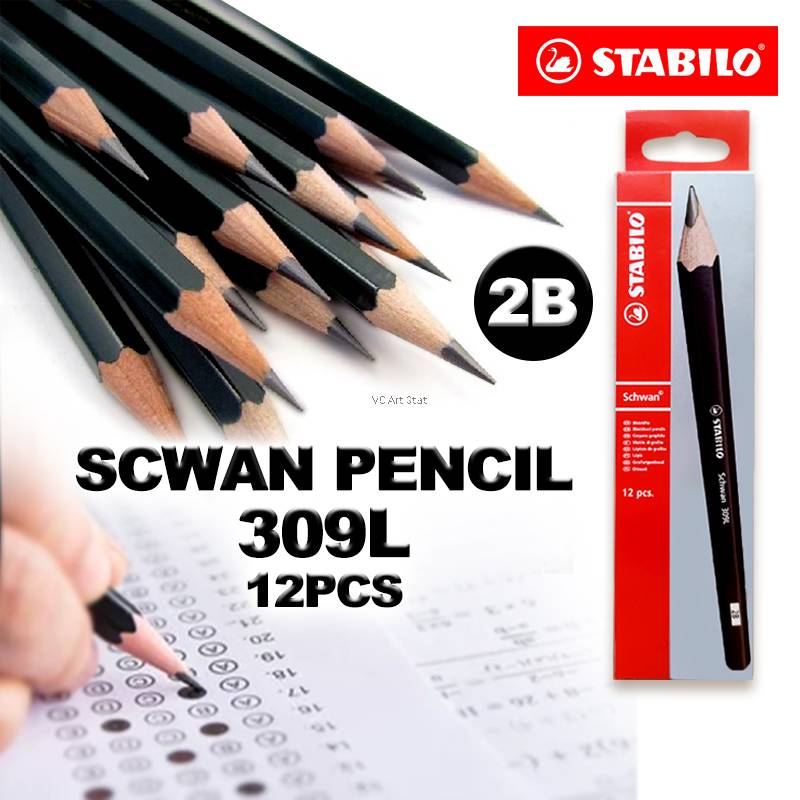 Stabilo Schwan 2B Pencils 309L - OfficePlus