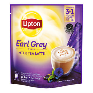 Lipton Milk Tea 3 in 1 Earl Grey 12 sticks - OfficePlus