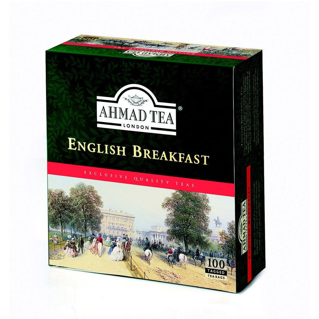 Ahmad Tea English Breakfast Tea - 100 teabags - OfficePlus