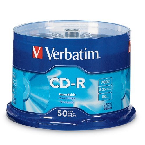 Verbatim CD-R 52X 80MIN 700MB 50PCS - OfficePlus