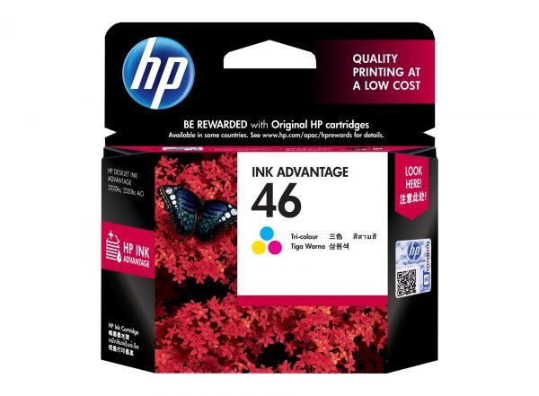 HP 46 Tri-color Ink Cartridge - OfficePlus