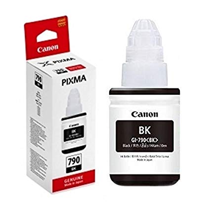CANON Black Bottle Ink Cartridge GI-790 BK (135ml) - OfficePlus