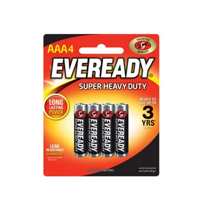 Eveready SHD Battery AAA (4Pc/Card) / (8Pc/Card) - OfficePlus