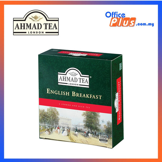 Ahmad Tea English Breakfast Tea - 100 teabags - OfficePlus