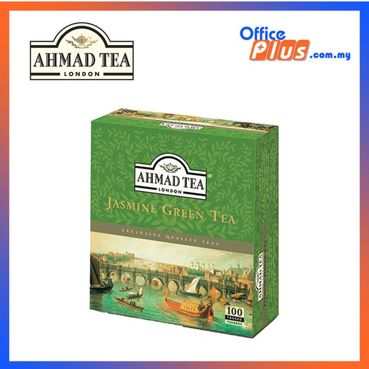 Ahmad Tea Jasmine Romance Green Tea - 100 teabags - OfficePlus