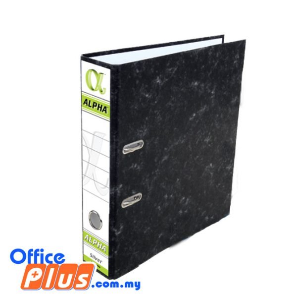 Alpha 3" Lever Arch File 404 Silver (RM 4.00 - RM 4.60/pc) - OfficePlus
