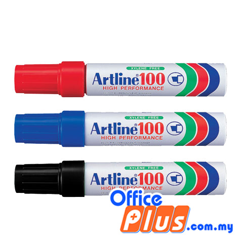 Artline 100 Permanent Marker EK-100 (RM 6.50 - RM 6.60/pc) - OfficePlus
