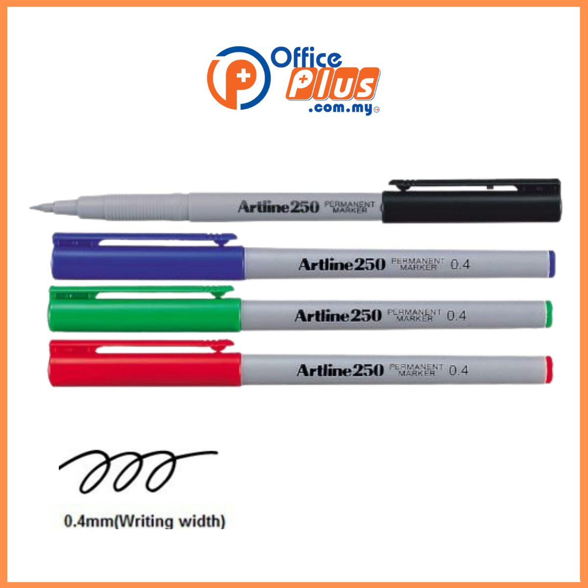 Artline Permanent Marker 0.4mm EK-250 - OfficePlus