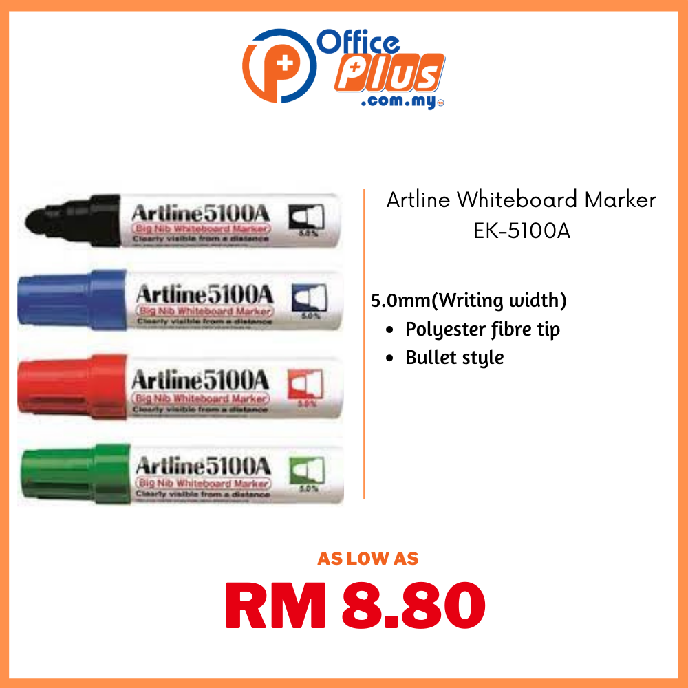 Artline Whiteboard Marker EK-5100A - OfficePlus