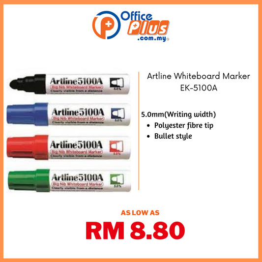 Artline Whiteboard Marker EK-5100A - OfficePlus
