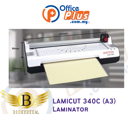 BIOSYSTEM Lamicut 340C A3 Laminator - OfficePlus