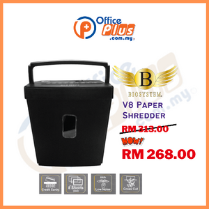Biosystem V8 Paper Shredder - OfficePlus