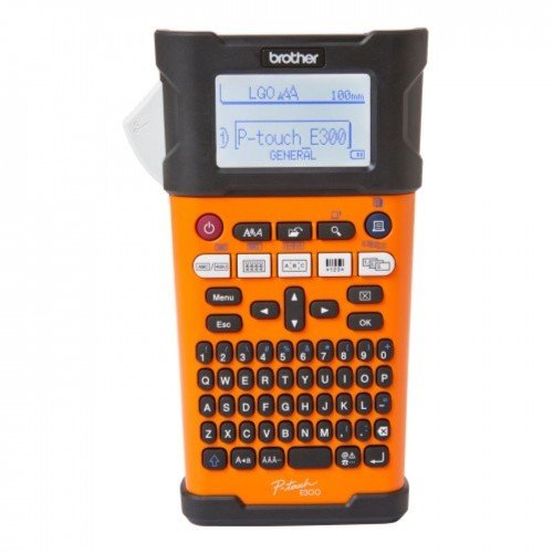 Brother PT-E300VP - Industrial Handheld Labeling Tool With Rechargeable Li-ion Battery - OfficePlus