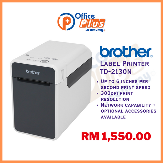 Brother TD-2130N - Label Printer - OfficePlus