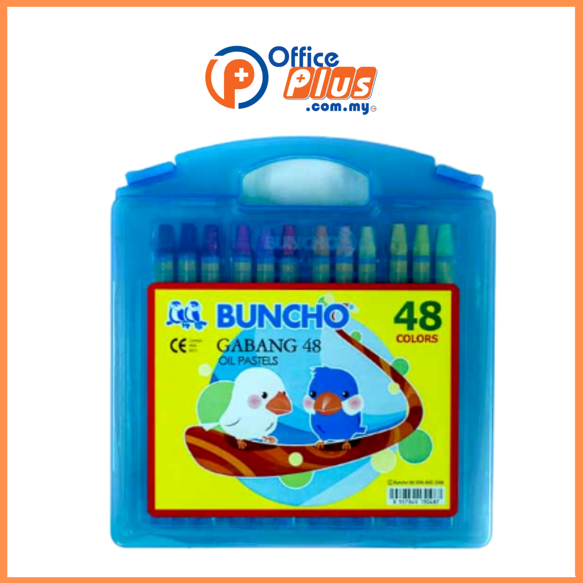 Buncho Gabang Oil Pastel 48 Colors - OfficePlus